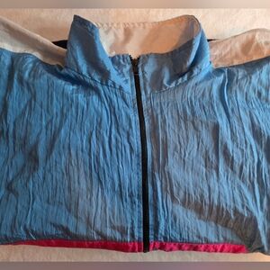 Vintage Mens 90s Colorblock Windbreaker Jacket Size M